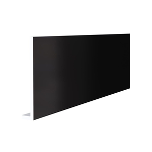 PLANCHE RIVE PVC CELLULAIRE RIVECEL EN L NOIR 175mm 5m 9mm RETOUR 35mm RL175